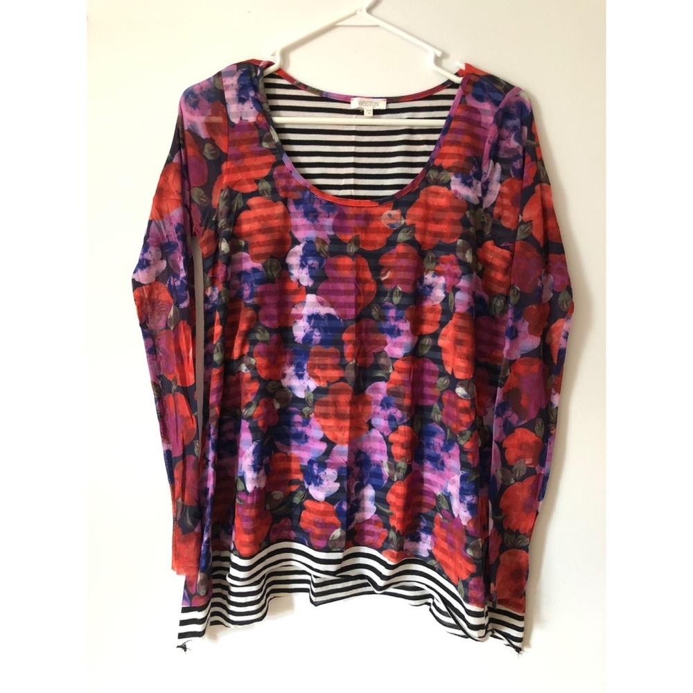 Anthropologie Weston Floral Top